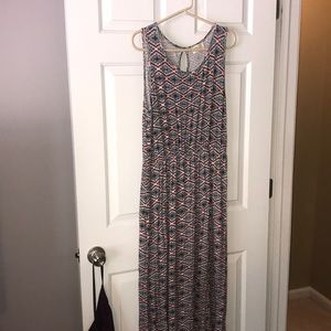NWOT stichfix patterned maxi dress
